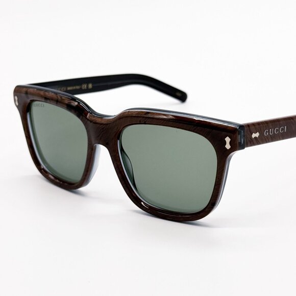 NEW GG1523S 003 GUCCI HAVANA GREEN UNISEX SUNGLASSES GUCCI - Picture 7 of 11
